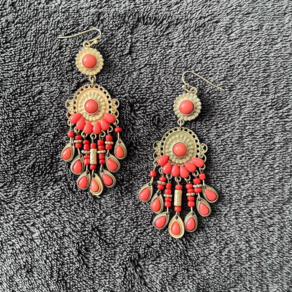Olivia Welles Sunset Chandelier Earrings